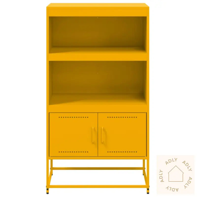 Highboard Sennepsgul 68,5X38,5X123,5 Cm Stål