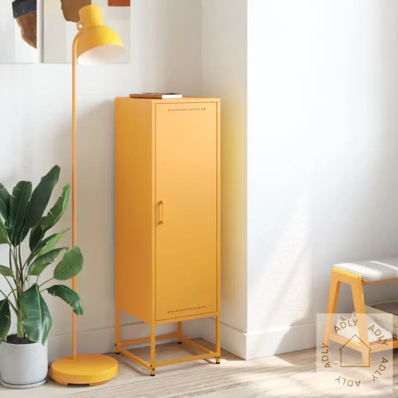 Highboard Sennepsgul 36X39X123 Cm Stål