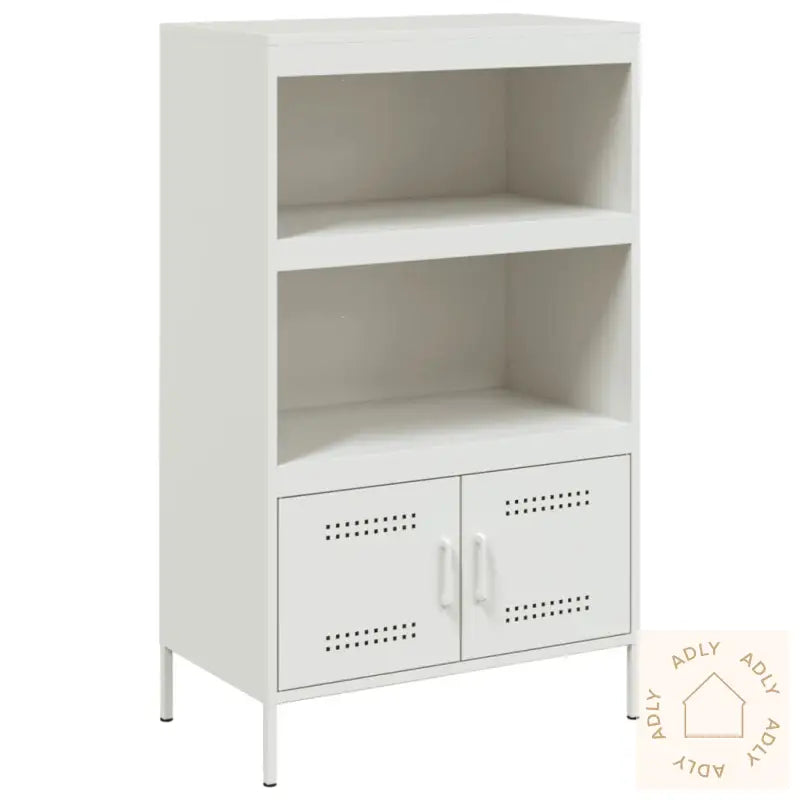 Highboard Hvit 68X39X113 Cm Stål