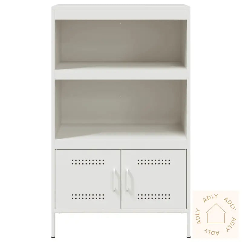 Highboard Hvit 68X39X113 Cm Stål