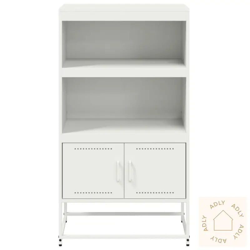 Highboard Hvit 68,5X38,5X123,5 Cm Stål