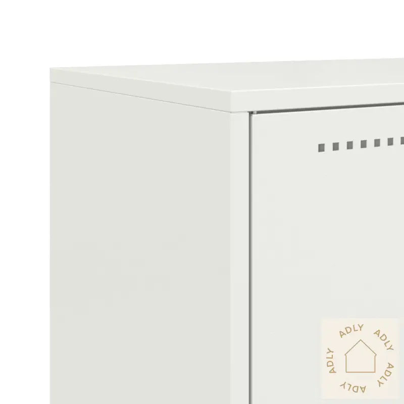 Highboard Hvit 68,5X38,5X107 Cm Stål
