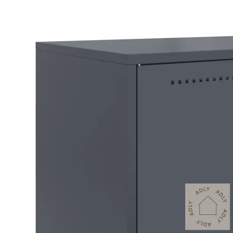 Highboard Antrasitt 68,5X38,5X123,5 Cm Stål