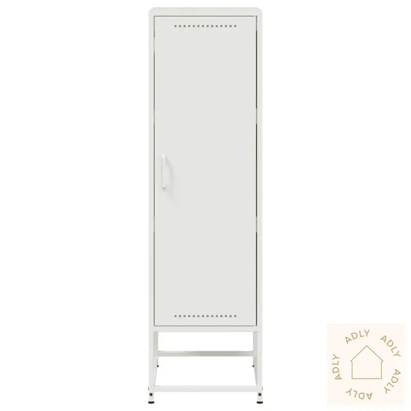 Highboard Hvit 36X39X123 Cm Stål