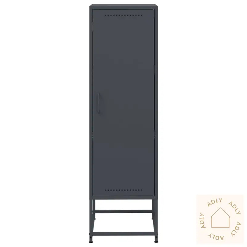 Highboard Antrasitt 36X39X123 Cm Stål