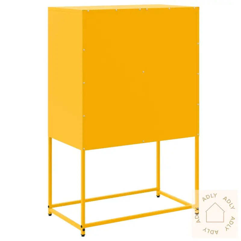 Highboard Sennepsgul 68,5X38,5X107 Cm Stål