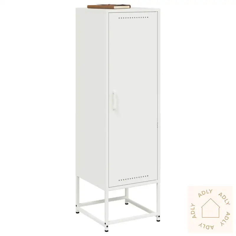 Highboard Hvit 36X39X123 Cm Stål