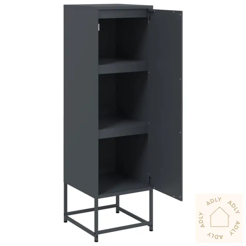 Highboard Antrasitt 36X39X123 Cm Stål