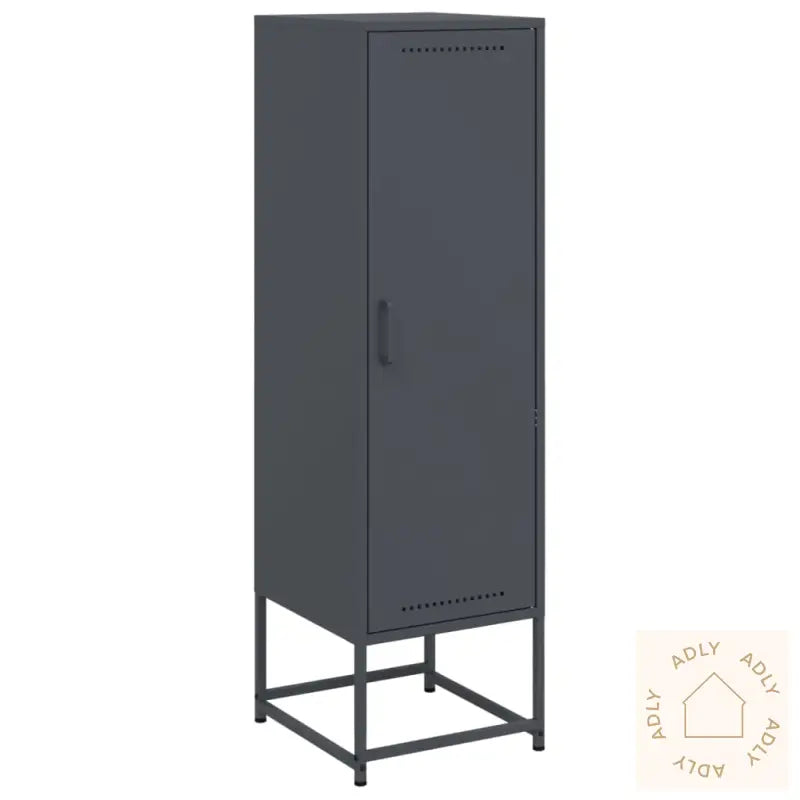 Highboard Antrasitt 36X39X123 Cm Stål