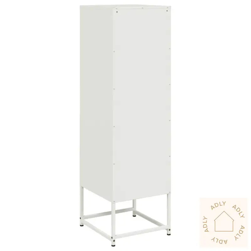 Highboard Hvit 36X39X123 Cm Stål