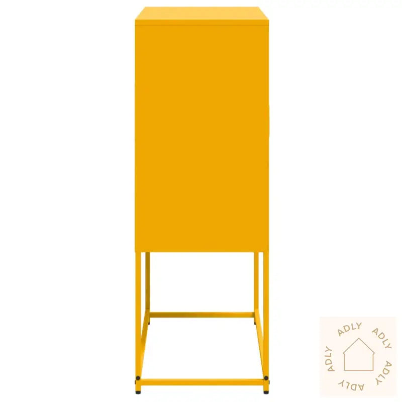 Highboard Sennepsgul 68,5X38,5X107 Cm Stål