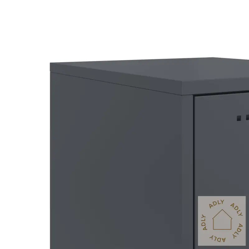 Highboard Antrasitt 36X39X123 Cm Stål