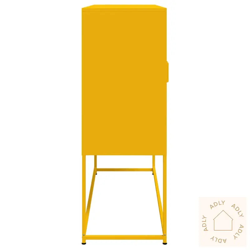 Highboard Sennepsgul 100,5X39X107 Cm Stål