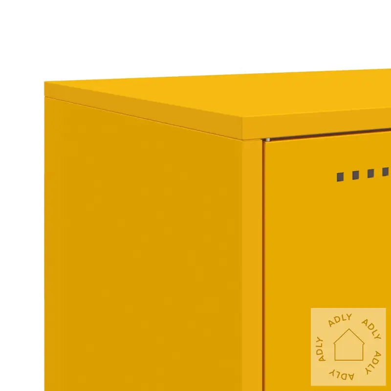 Highboard Sennepsgul 100,5X39X107 Cm Stål