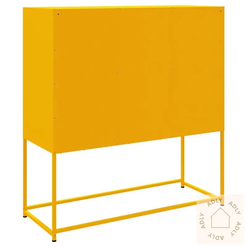 Highboard Sennepsgul 100,5X39X107 Cm Stål