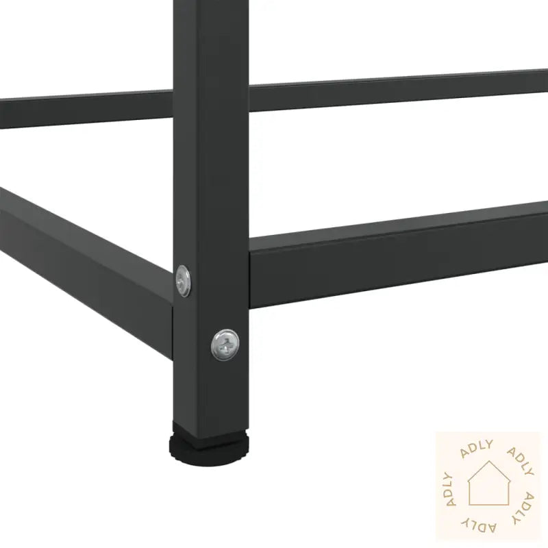 Highboard Svart 100,5X39X107 Cm Stål