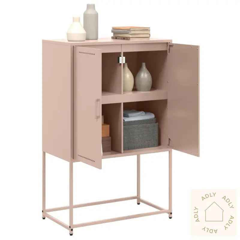 Highboard Rosa 68,5X38,5X107 Cm Stål