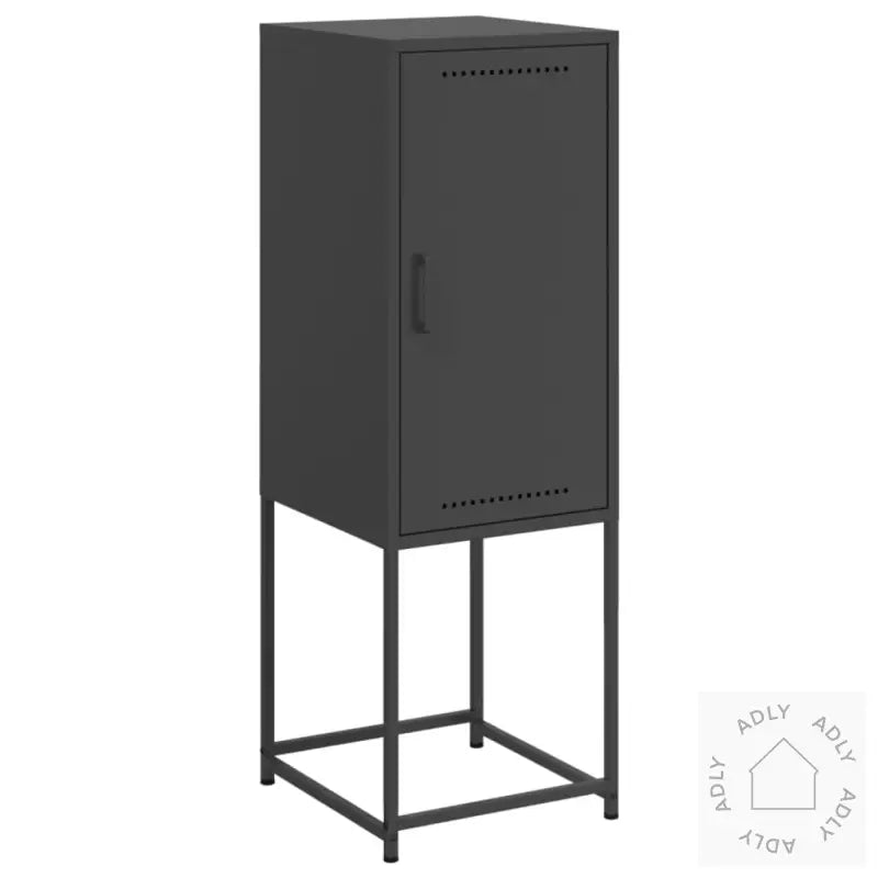 Highboard Svart 36X39X107 Cm Stål