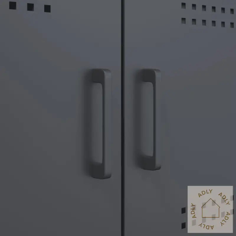 Highboard Antrasitt 68X39X113 Cm Stål