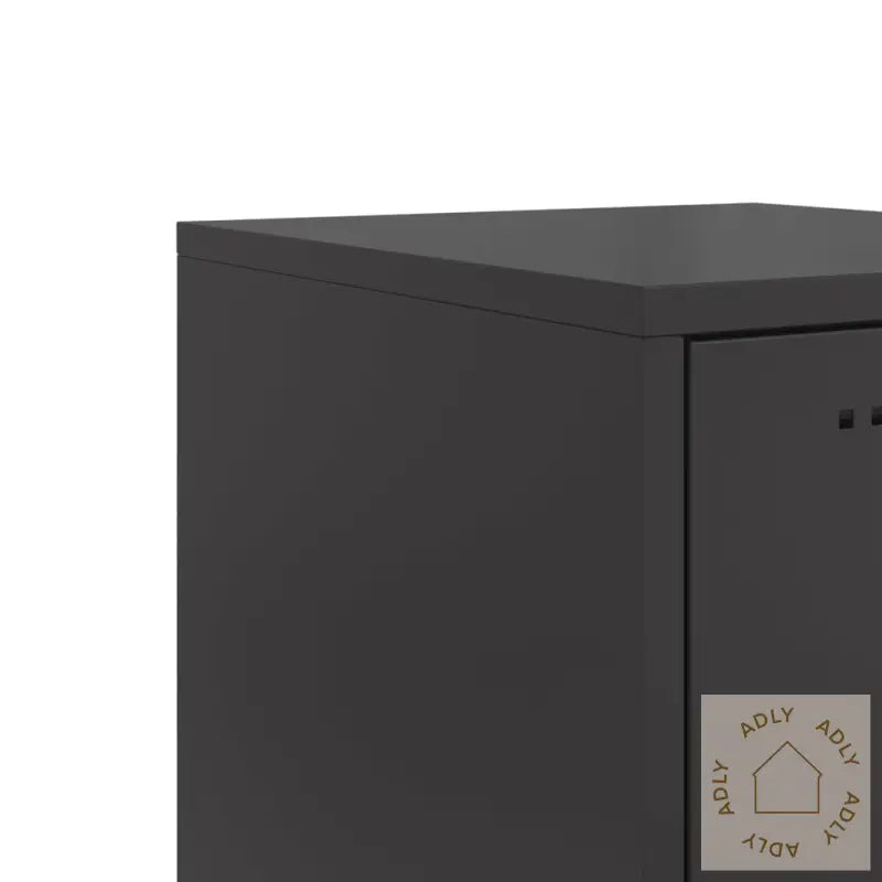 Highboard Svart 36X39X107 Cm Stål