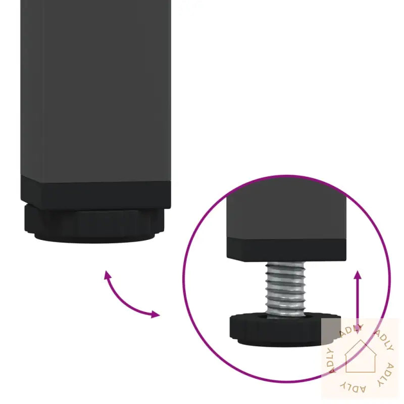 Highboard Svart 68X39X113 Cm Stål