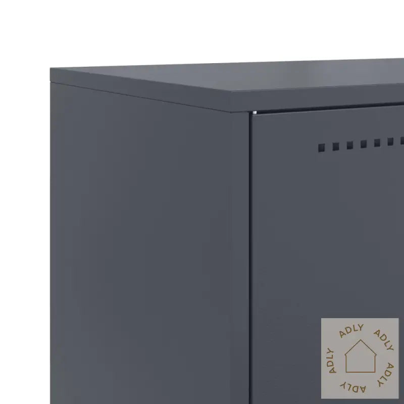 Highboard Antrasitt 68,5X38,5X107 Cm Stål