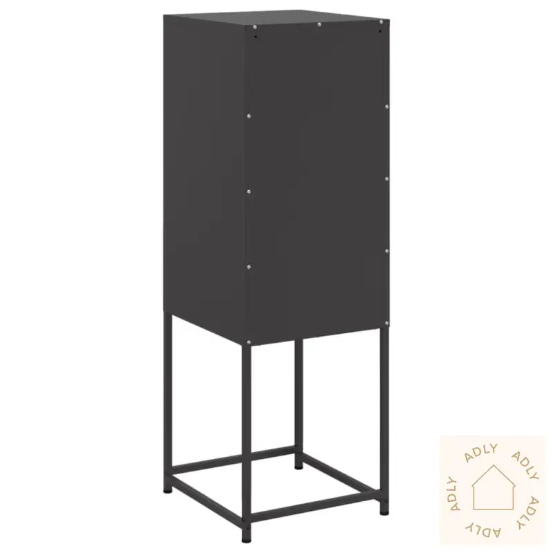 Highboard Svart 36X39X107 Cm Stål