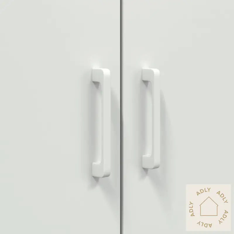 Highboard Hvit 68X39X113 Cm Stål