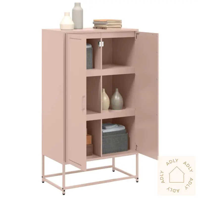 Highboard Rosa 68,5X38,5X123,5 Cm Stål