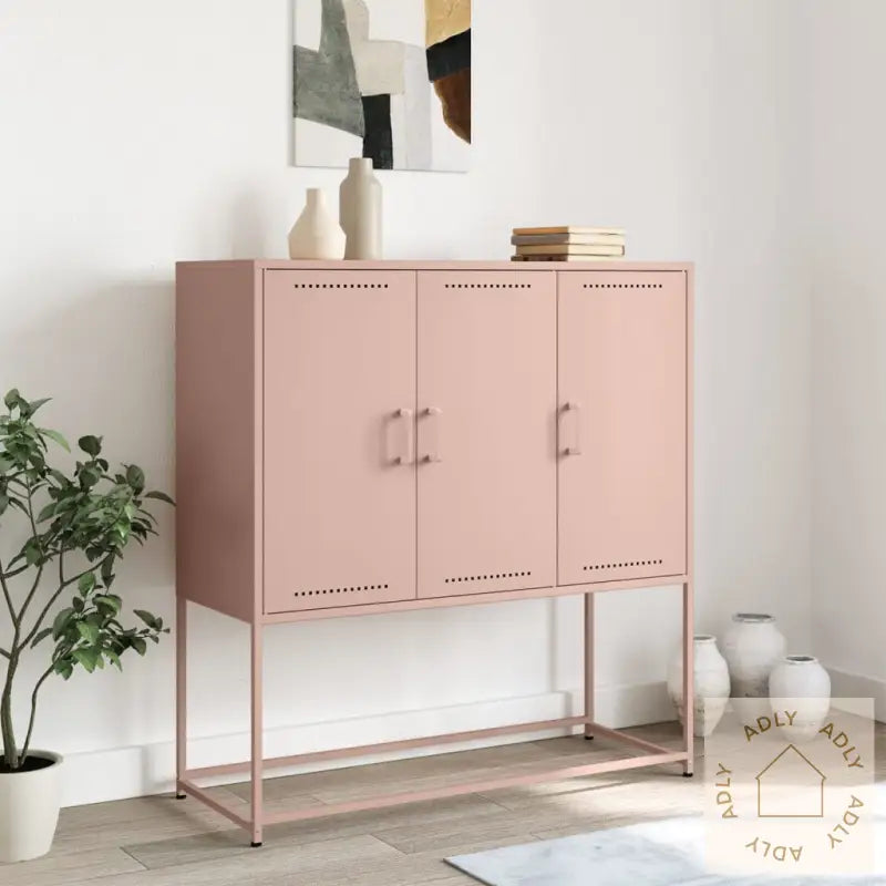 Highboard Rosa 100,5X39X107 Cm Stål