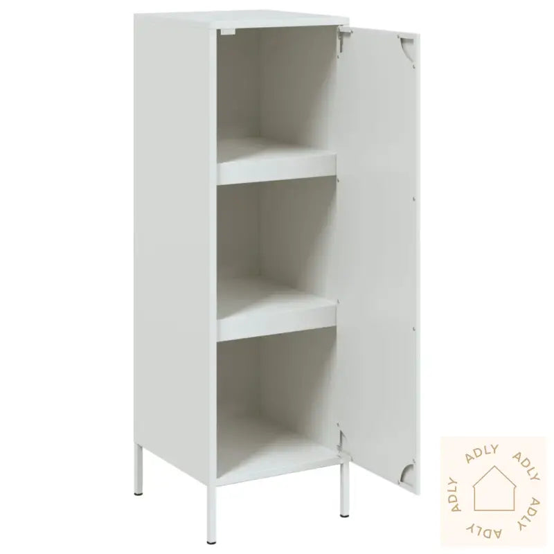 Highboard Hvit 36X39X113 Cm Stål