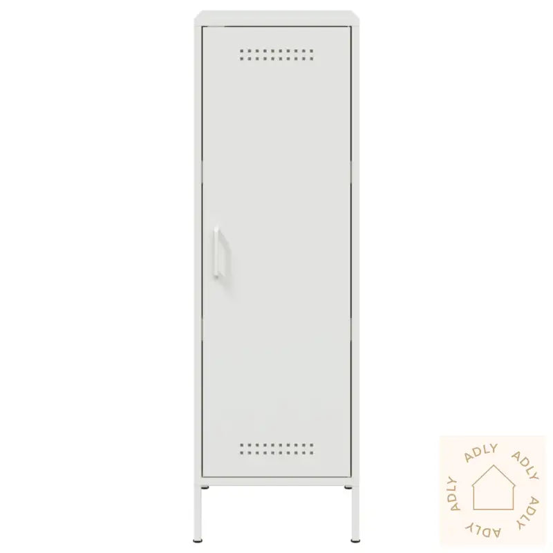 Highboard Hvit 36X39X113 Cm Stål