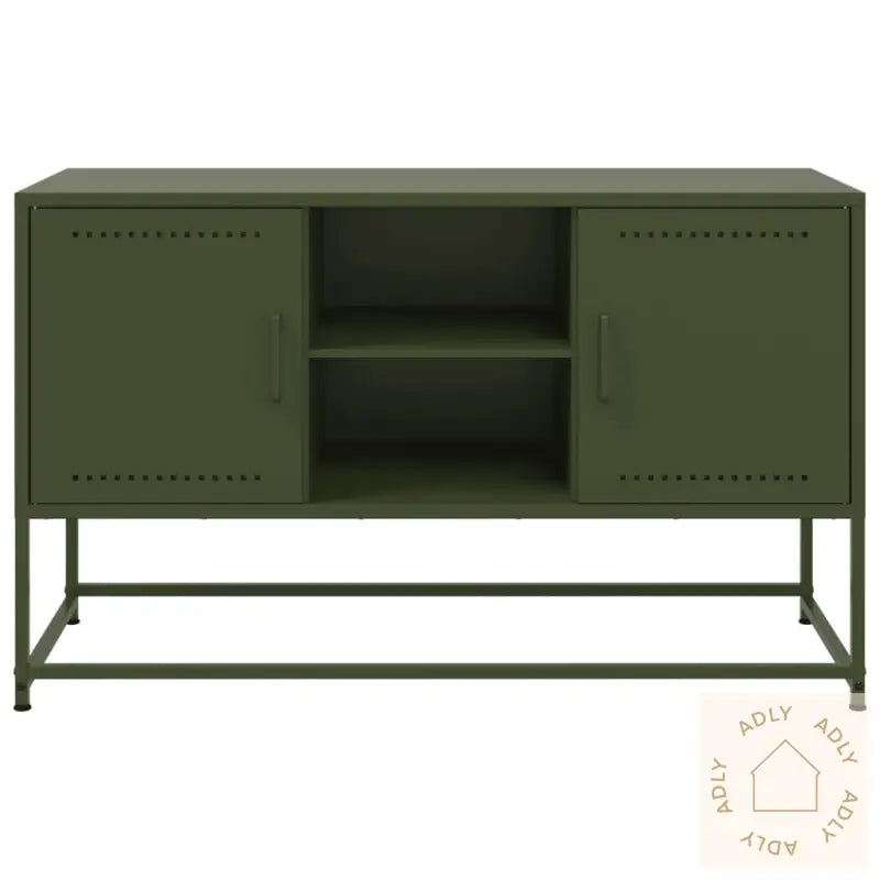 Highboard Hvit 36X39X107 Cm Stål