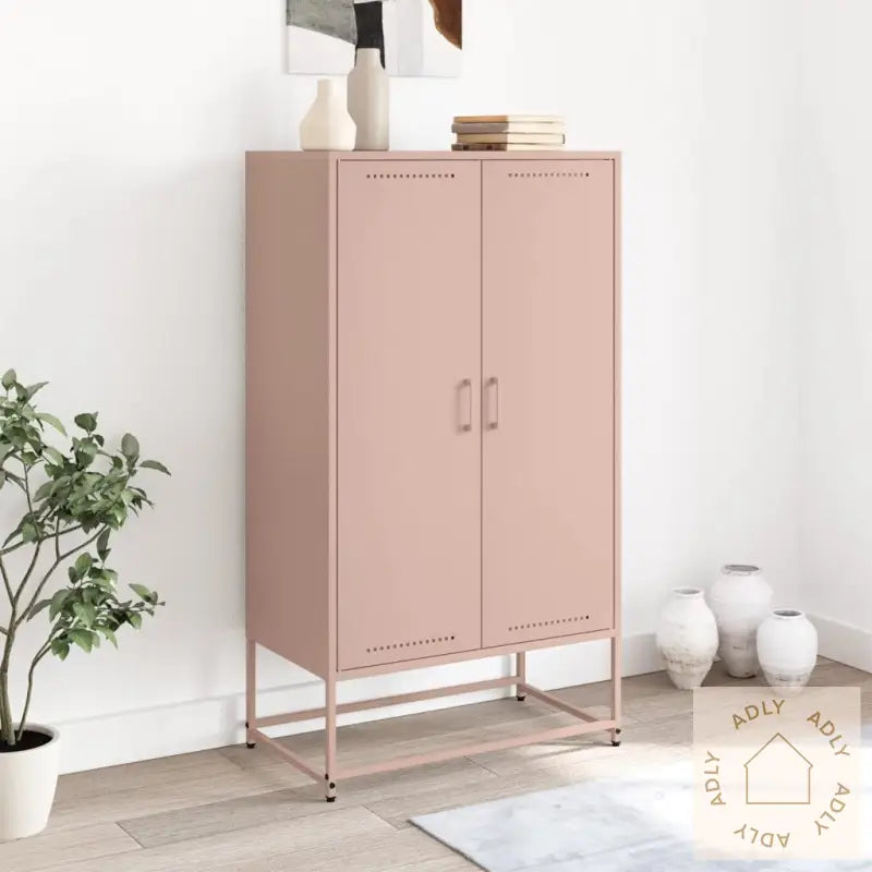 Highboard Rosa 68,5X38,5X123,5 Cm Stål