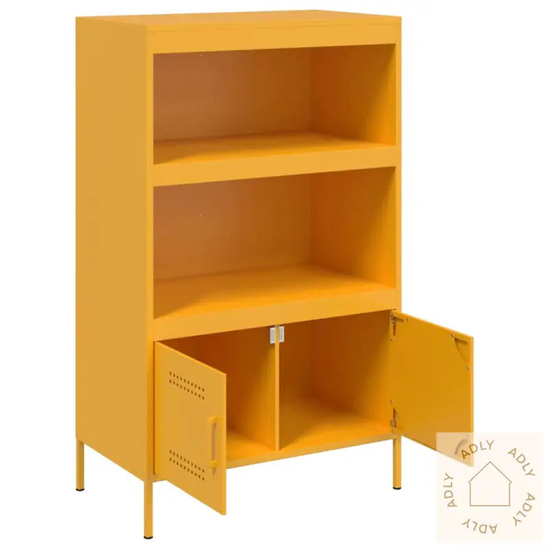 Highboard Sennepsgul 68X39X113 Cm Stål