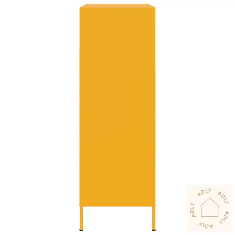 Highboard Sennepsgul 68X39X113 Cm Stål