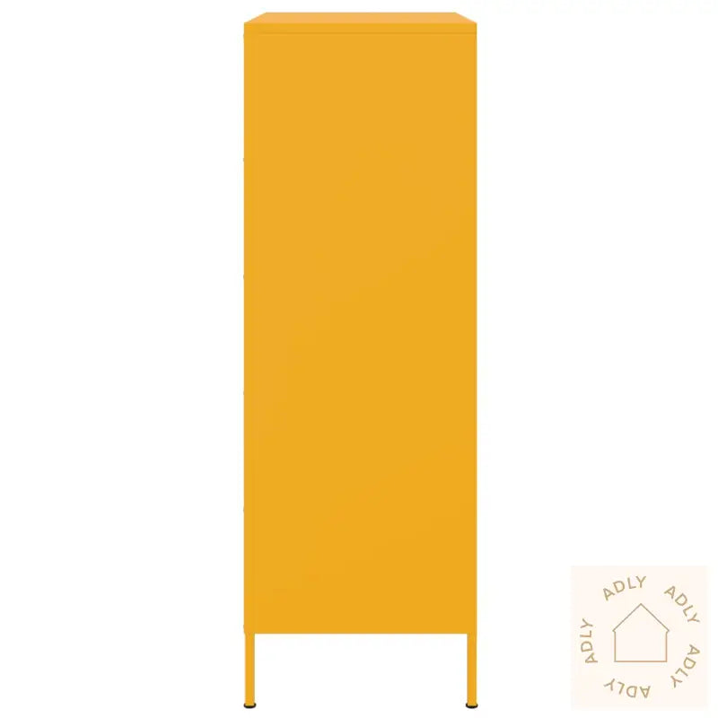 Highboard Sennepsgul 68X39X113 Cm Stål
