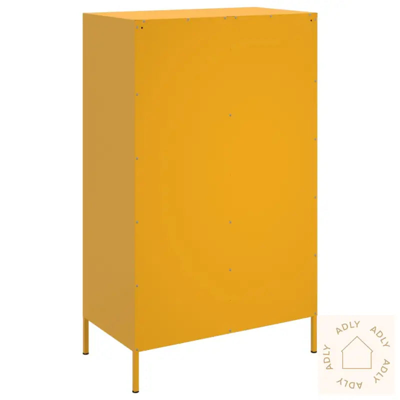 Highboard Sennepsgul 68X39X113 Cm Stål