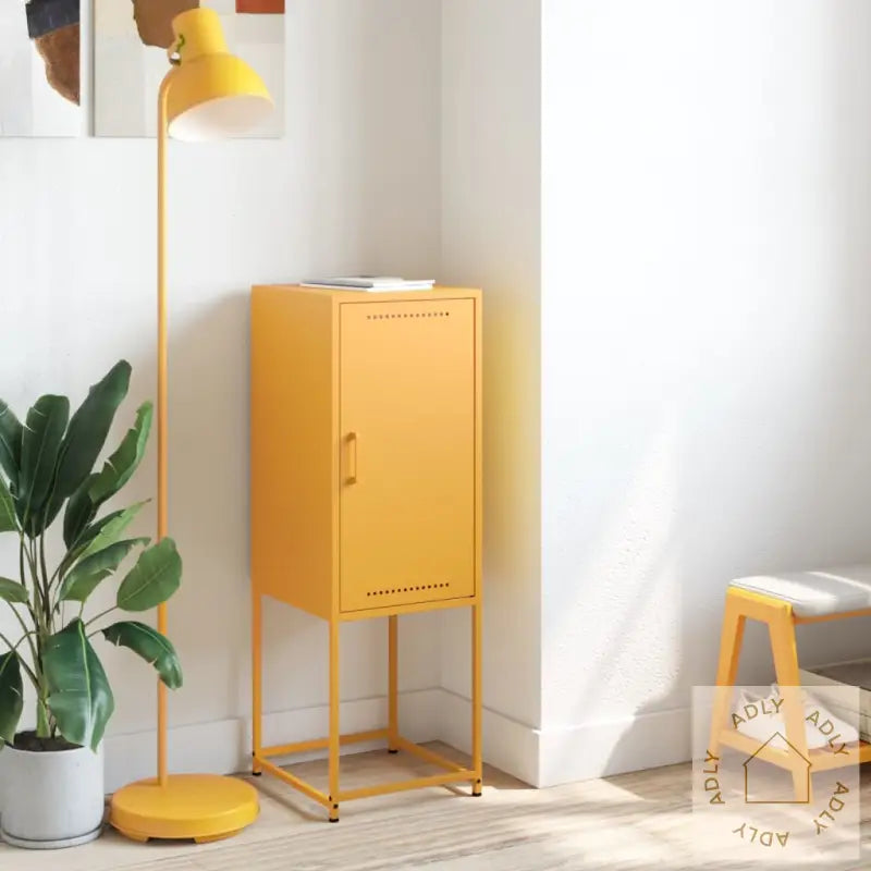 Highboard Sennepsgul 36X39X107 Cm Stål