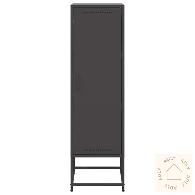 Highboard Svart 36X39X123 Cm Stål