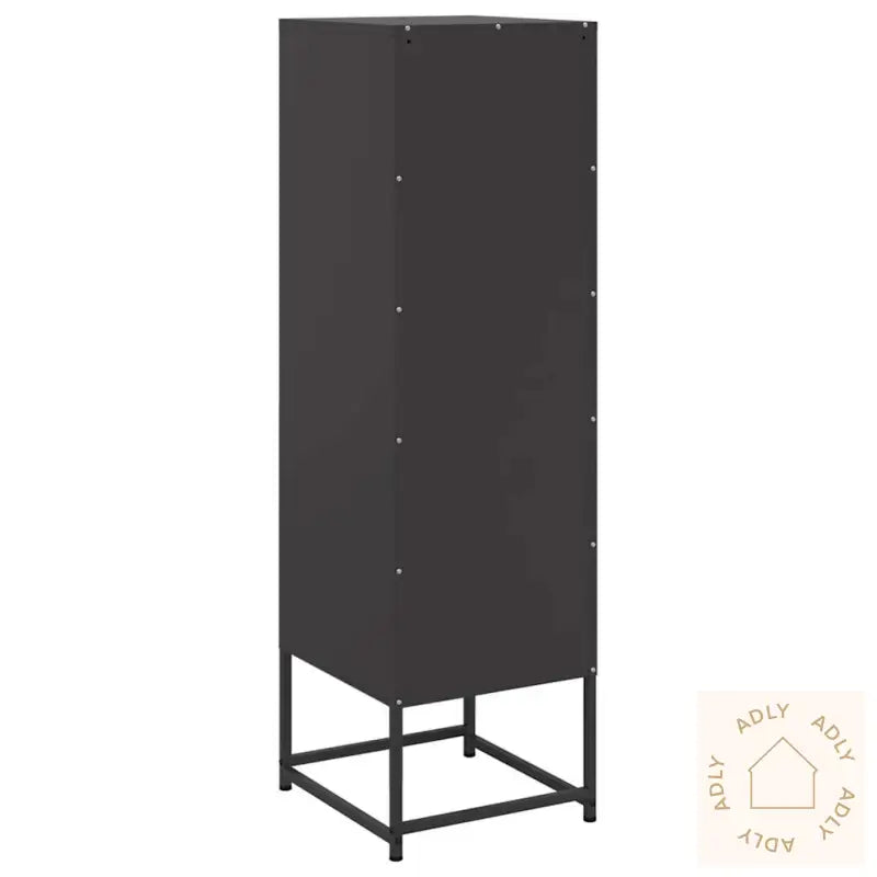 Highboard Svart 36X39X123 Cm Stål