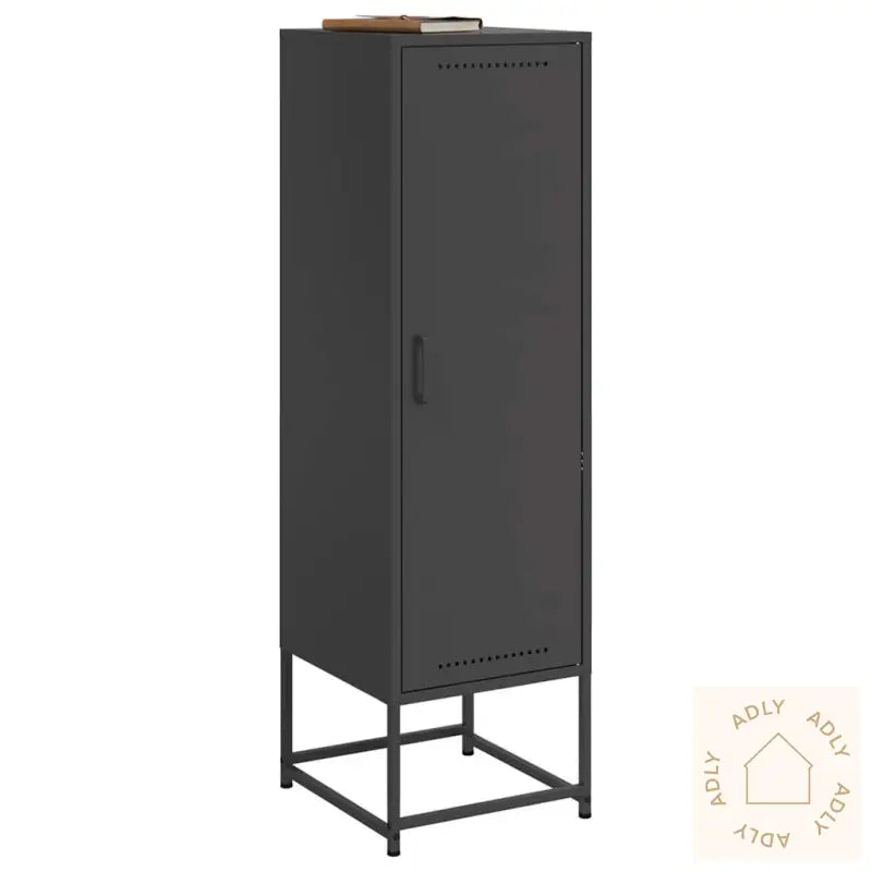 Highboard Svart 36X39X123 Cm Stål