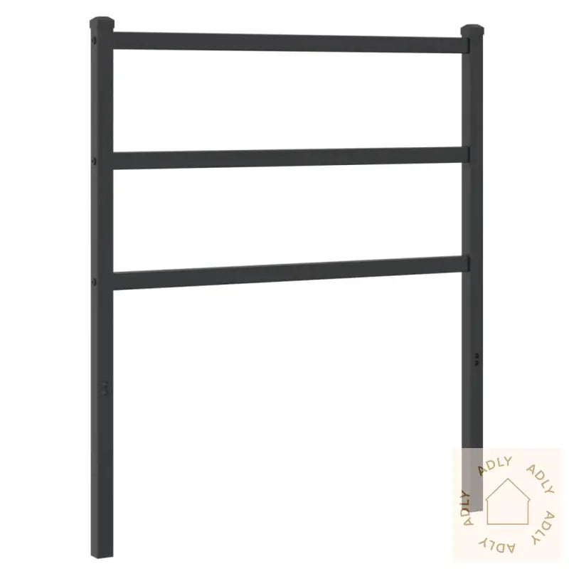 Sengegavl I Metall Svart 80 Cm