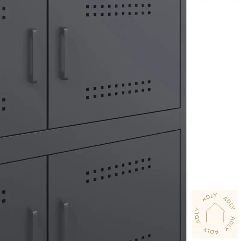 Skjenk Antrasitt 68X39X79 Cm Stål