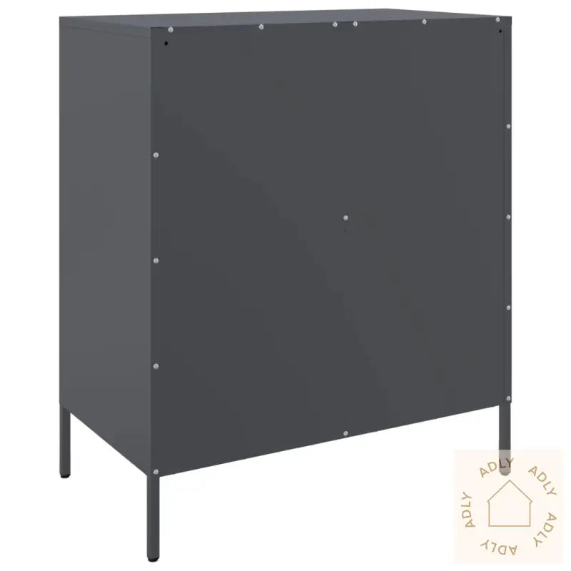 Skjenk Antrasitt 68X39X79 Cm Stål