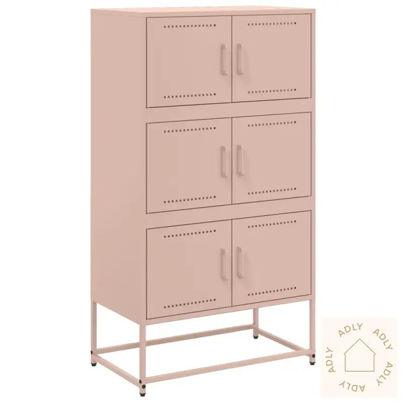 Skjenk Rosa 68,5X38,5X123,5 Cm Stål