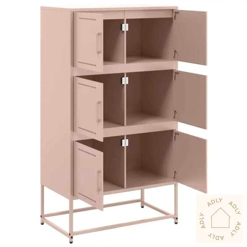 Skjenk Rosa 68,5X38,5X123,5 Cm Stål