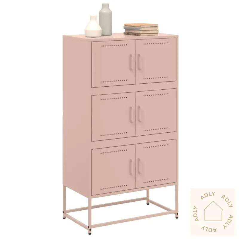 Skjenk Rosa 68,5X38,5X123,5 Cm Stål