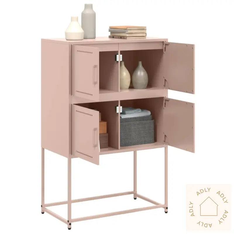 Skjenk Rosa 68,5X38,5X107 Cm Stål