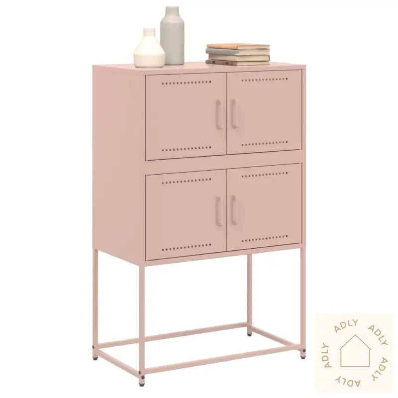 Skjenk Rosa 68,5X38,5X107 Cm Stål